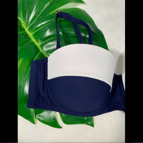 NWT $138 Tory Burch 'Lipsi' Underwire Bikini Top - Picture 3 of 8